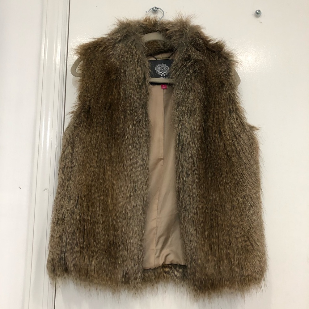 Vince Camuto faux fur vest